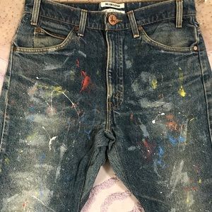 ONE X TEASPOON Vintage Saints paint splattered